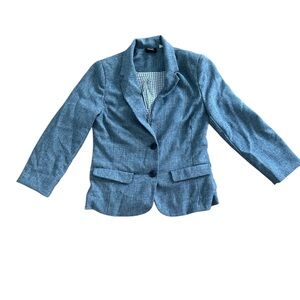 Bdg blazer w plaid inside